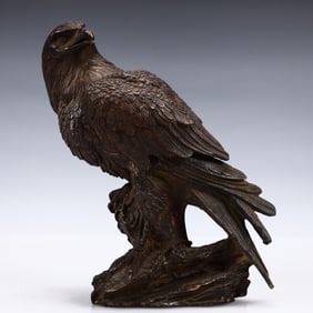 A Solemn Gilt Bronze Eagle-Shaped Censer