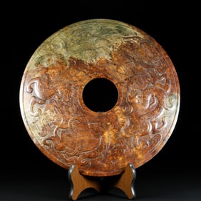 An Exquisite Gaogu yu Auspicious Beast Ornament