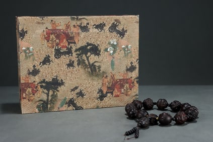 A Rare Eaglewood Animal Pattern Bracelets