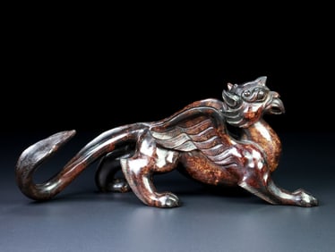 An Exquisite White Jade Phoenix Ornament