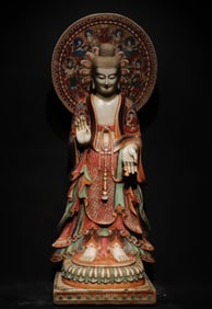 A Exquisite Marble Buddha statue Ornament
