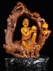 An Exquisite Tianhuang Stone Figure Ornament