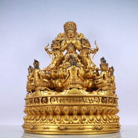 A Exquisite Gilt Bronze Buddha statue