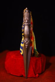 An Exquisite Iron Vajry Pestle