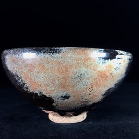An Exquisite Purple Gold Glaze Bowl