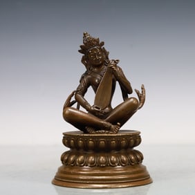 A Exquisite Coppery Statue of Bodhisattva