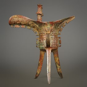 An Exquisite Bronze Goblet