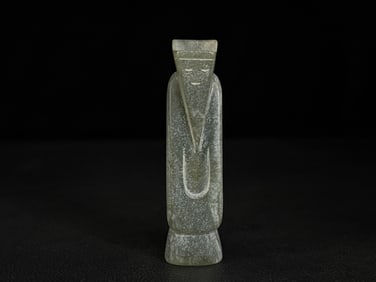 An Exquisite White Jade Figure Ornament