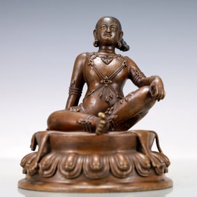 A Exquisite Coppery Statue of Gautama’s Mother