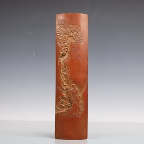 A Exquisite Bamboo Character and Story Pattern Ornament