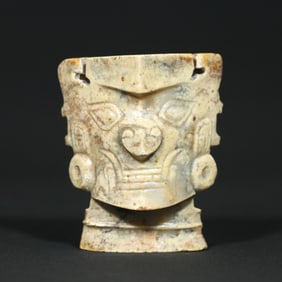 An Exquisite White Jade Figure Pendant