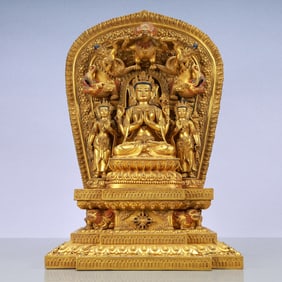 A Exquisite Gilt Bronze Buddha statue