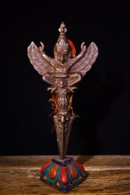 An Exquisite Iron Statue of Vajra