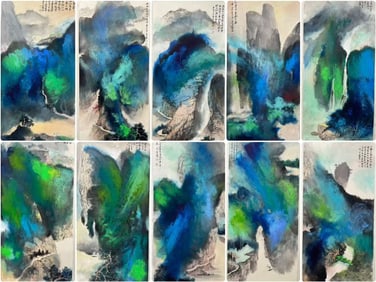 An Fabulous Chinese Ink Landscape By Paper