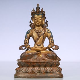 An Exquisite Gilt Bronze Statue of Tara