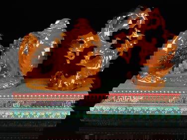 An Exquisite Tianhuang Stone Character and Story Pattern Ornament