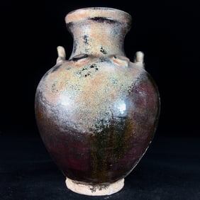 An Exquisite Purplish-Gold Glazed Censer