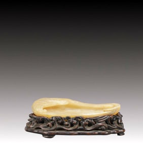 An Exquisite Shoushan Stone Phoenix Pattern Washer
