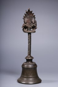 A Rare Bronze Roc Vajra Ornament