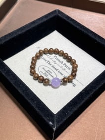 An Exquisite Acacia With Crystal Bracelet