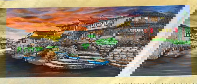 An Fabulous Chinese Ink Scenery By Paper