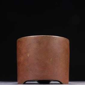 An Exquisite Bronze Tripod Censer