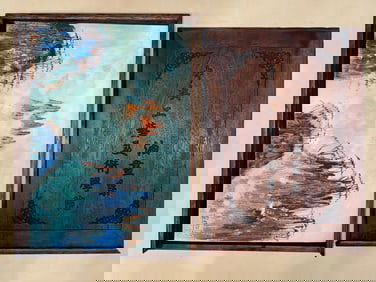 A Chinese Landscape Oil Painting