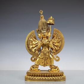 A Exquisite Gilt Bronze Buddha statue