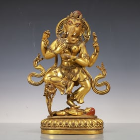 A Exquisite Gilt Bronze Buddha statue