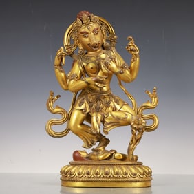 A Exquisite Gilt Bronze Buddha statue