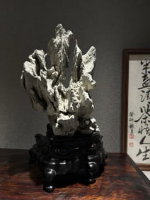 An Exquisite Baiying Stone Ornament