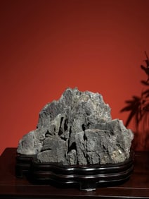 An Exquisite Baiying Stone Mountain-Shaped