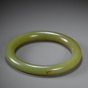 An Exquisite Yellow Jade Bracelets