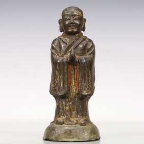 An Excellent Gilt-Bronze Figure Of Brog.Mi