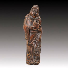 A Rare Eaglewood Figure Ornament