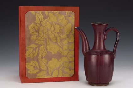 An Exquisite Jun yao Purple Glazed Ewer