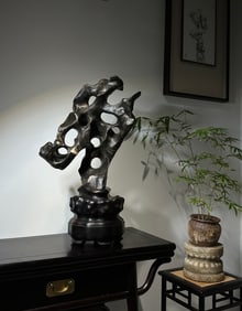 An Exquisite Taihu Stone Ornament