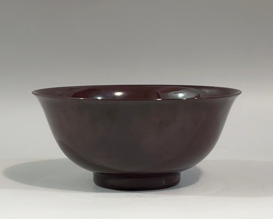 An Exquisite Purple Glazed Bowl (1 of 6)