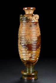 An Exquisite White Jade Vase