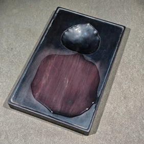 An Exquisite with poem Inkstone