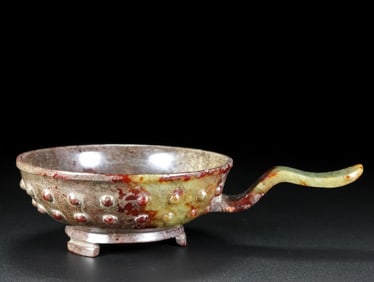 An Exquisite White Jade Tripod Censer