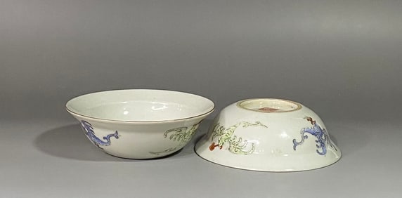 An Exquisite Famille-Rose Fish Pattern Bowl