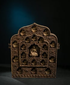 An Exquisite Gilt Bronze Niche