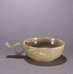An Exquisite White Jade Cup