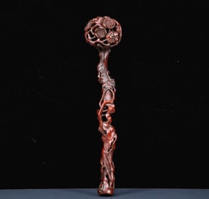 An Exquisite Bamboo Flower Pattern Ruyi