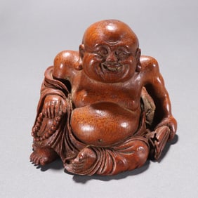 An Exquisite Bamboo Arhat Ornament