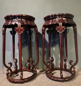 A Pair of Huge Zitanwood Shelfs