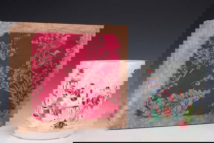 An Exquisite Famille-Rose Character and Story Pattern Brush Pot