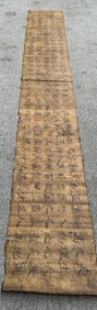 A Chinese Ink Calligraphy on Silk,Zhu Suiliang