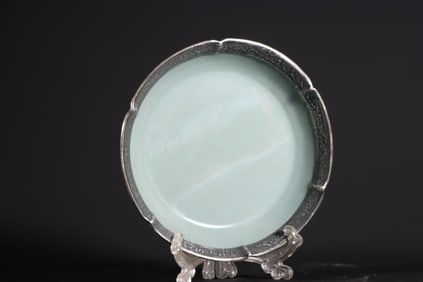 A Exquisite Ru yao Sky Blue Glazed Ice Crackle Pattern Brush Washer
